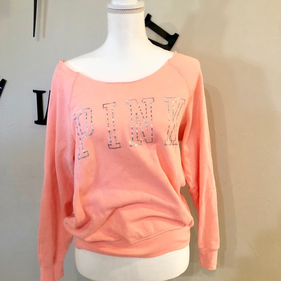 PINK slouchy sweatshirt - Picture 1 of 3